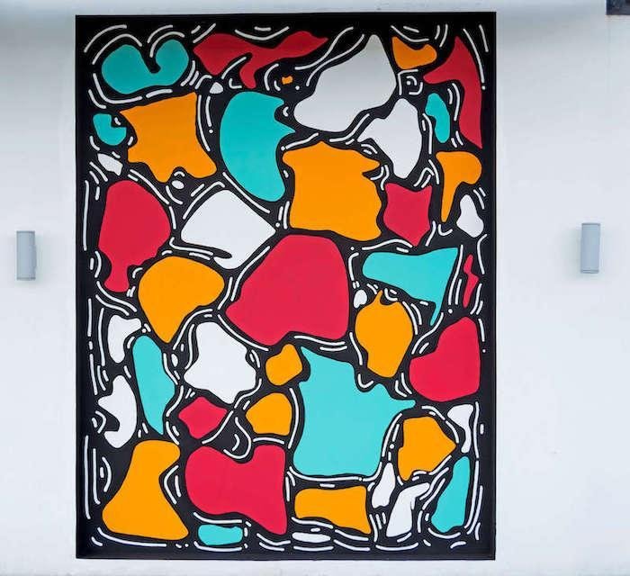 Cafeteria outside balcony