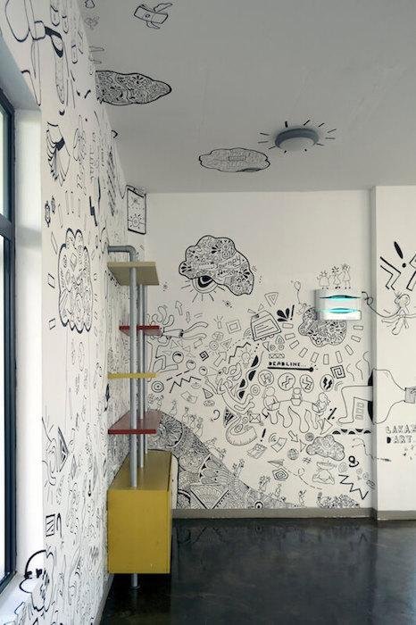 Upper caf mural – Angle 1